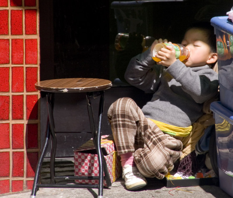 <B>At Work with Mama</B> <BR><FONT SIZE=2>San Francisco, June 2007</FONT>