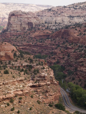 The Road Below - Grand Staircase, Utah