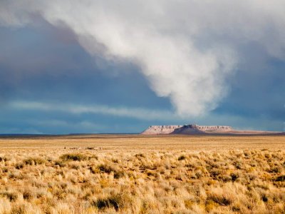 Approaching Storm - Leaving Goblin Valley State Park, Utah