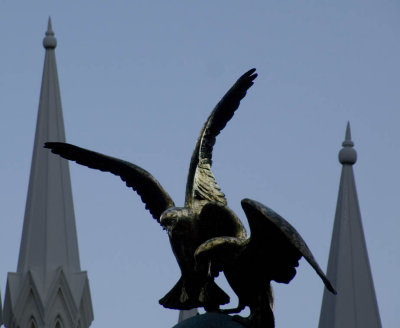Morning Temple Square, Salt Lake City, Utah September 2006