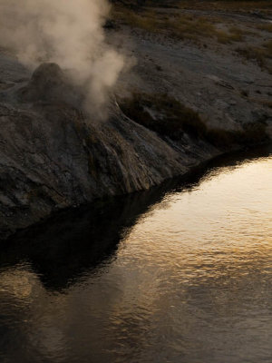  Steamy Morning  Firehole River, Yellowstone National Park, September 2006