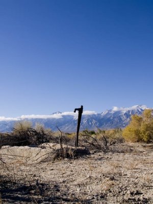 Forgotten Water Pump Manzanar Historical Monument, California, October 2006