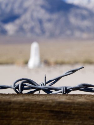 Captured Manzanar Historical Monument, California, October 2006