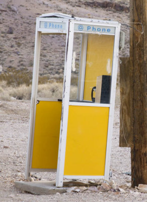 No One Answers Rhyolite, Nevada  February 2007