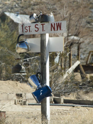 Teapot and First Darwin, California  February 2007