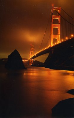Golden Gate Marin Side Night