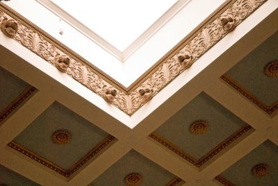 Ceiling detail of the Atrium