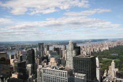 A glimpse of Manhattan