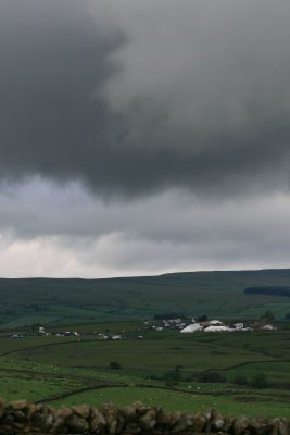 storm clouds over thimbleberry