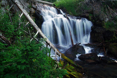 Canyon Creek Falls, lower tier