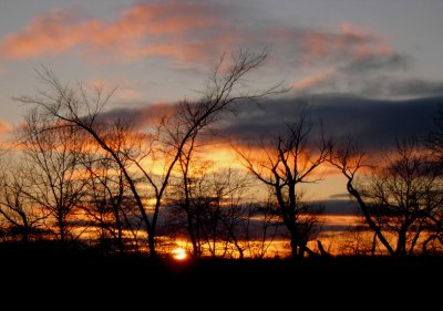 Sunset at Fish Creek Sloughs