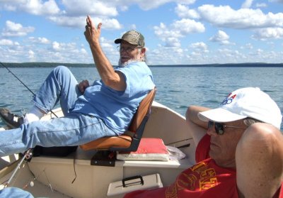 Laid back fishermen