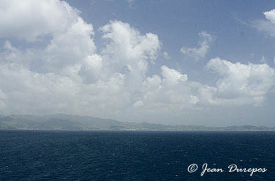 A southern view of the Island of Grenada