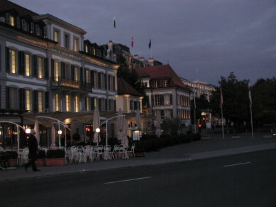 Lausanne by night