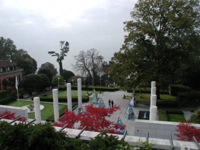 Olympic museum garden