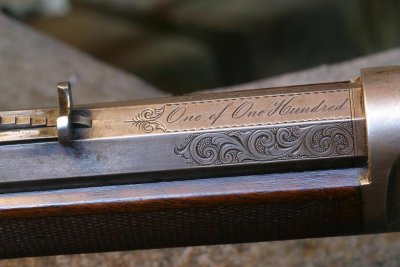 Winchester 1 of 100 inscription and engraving 0066