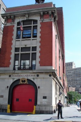 Dr Beaudoin's visit to Ladder 8 FDNY