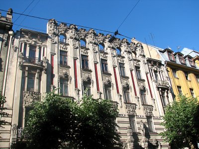 An 'Art Nouveau' (Jugendstil) house in Elizabetes iela