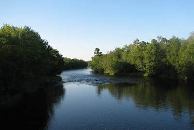 Beautiful Chippewa River in northern Wisconsin