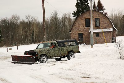 Snow plowing