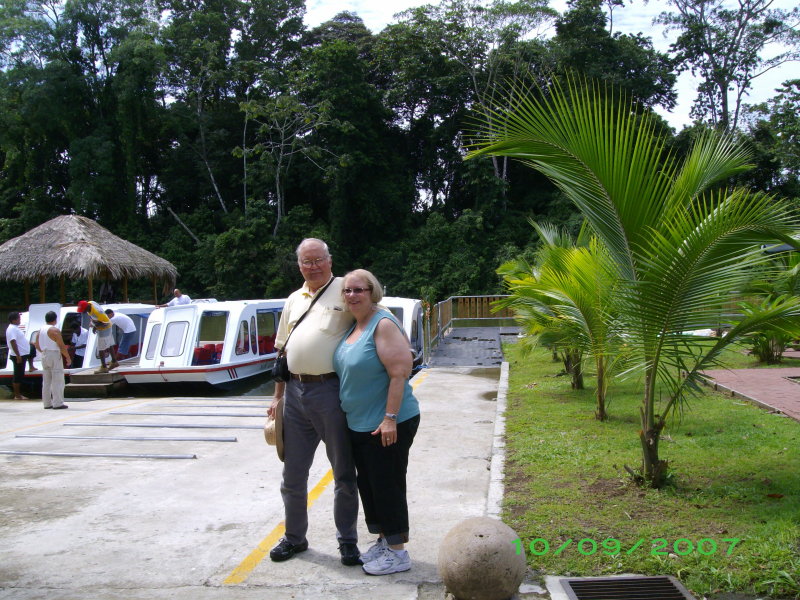 Dave and Jean in Costa Rica