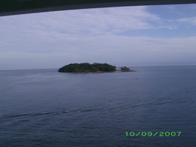 Island bay of Costa Rica