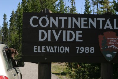 sasha at the Continental Divide Sign elev. 7988 Yellowstone National Park (IMG_7643BK.jpg)