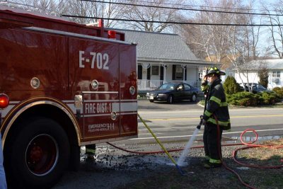 Brush Fire- Rear of 10 Main Street, East Brunswick