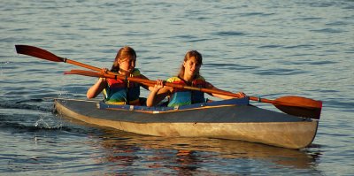 Kayak (Klepper) en Lago Villarrica, Chile