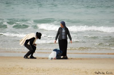 A winter day on the beach