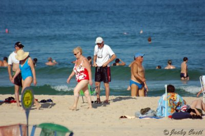 At the beach