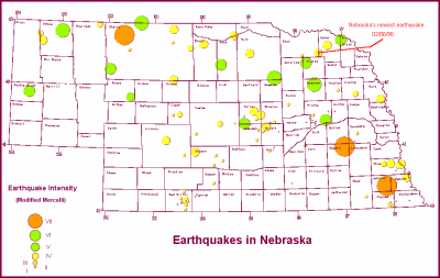 Earthquakes in Nebraska