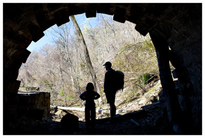 Checking out the tunnel