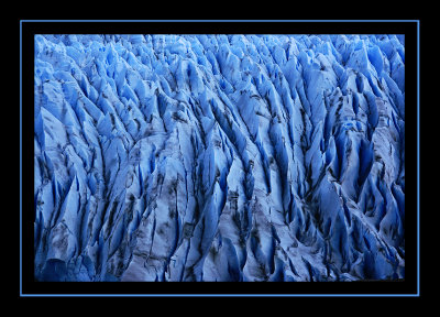 Glacier Grey Crevasses