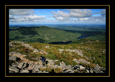Kathy Climbing Peak of the Ridges