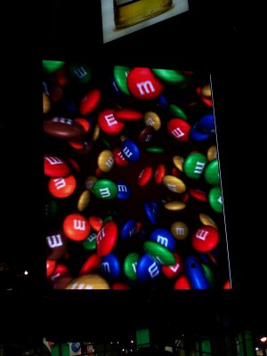Very large M&M's
Times Square