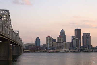 Louisville at dusk