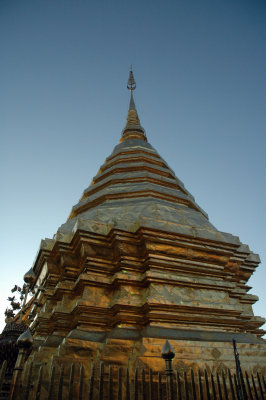 Chedi at doi Stupa outside Chiang Mai