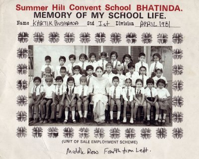 Class I, Summer Hill Convent School, Bhatinda
