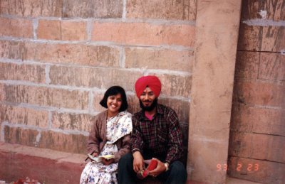 Inder with Miss Chitra