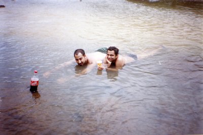 Chilling in Karjat river