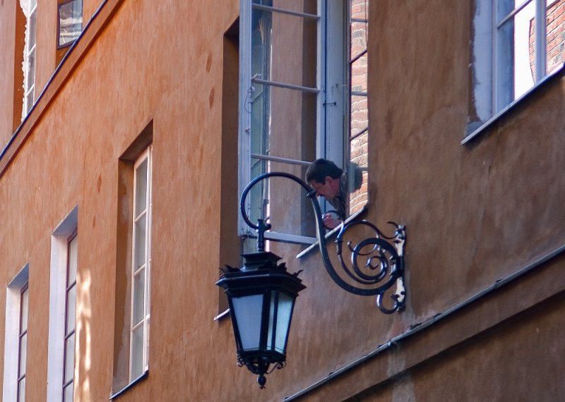 Lantern With A Guy