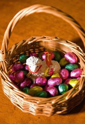 Choco Eggs Basket
