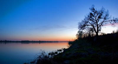 Wisla River Nightfall