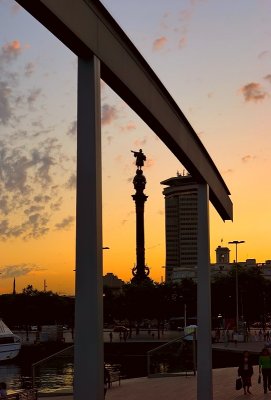 Sunset With Columbus