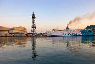 Balearia Ferry In Port Vell