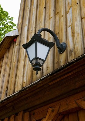 Wooden Church Lamp