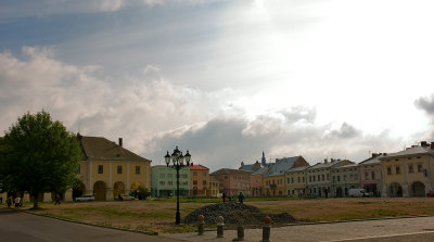 Market Place In Zhovkva