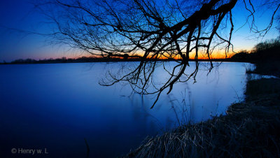 Twilight on Darlington Lake