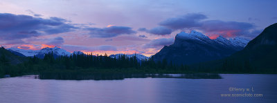 Mt Rundle from Vermilion Lakes 06